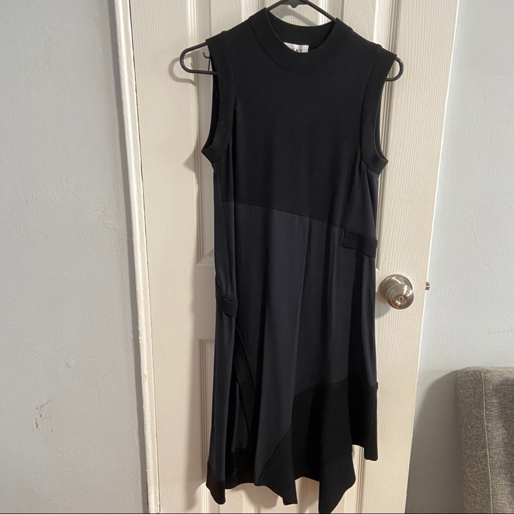 DKNY Knit Woven Dress